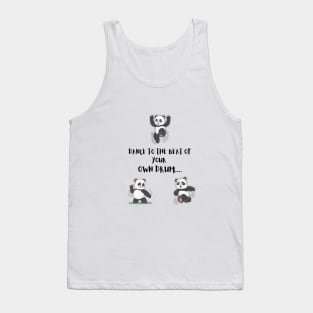 Happy panda Tank Top